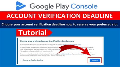 SOLUTION: Choose your preferred account verification deadline .